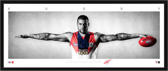 AFL – Sydney Swans – Lance Franklin Framed Mini Wings Lithograph - S1 | LanceFranklin.jpg