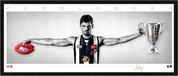 AFL – Collingwood Magpies – Scott Pendlebury - Framed Mini Wings Lithograph - S1 | Scott_Pendlebury_-_Mini_Wings.jpg