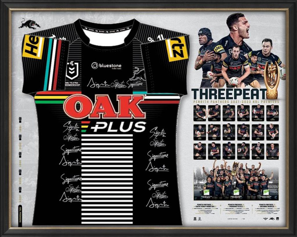 NRL 2023 Penrith Panthers Premiership Memorabilia